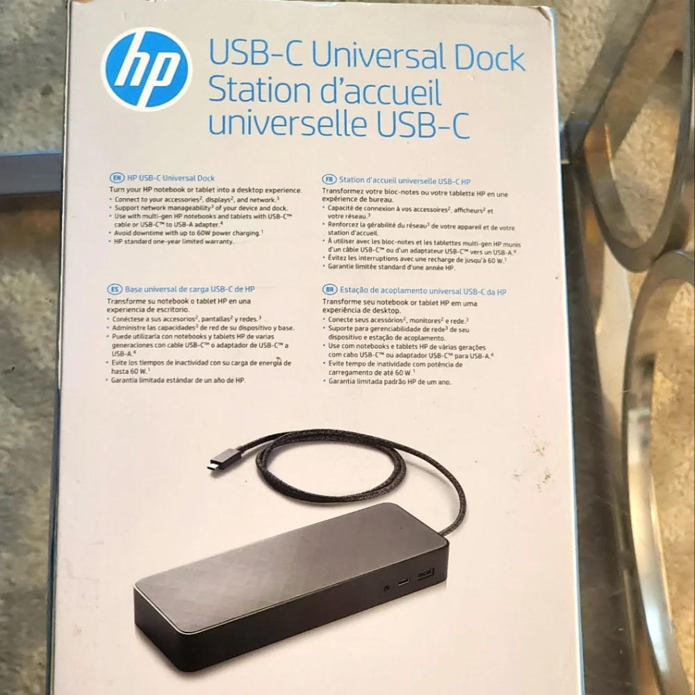 HP 1MK33AA#ABA USB-C Universal Dock US